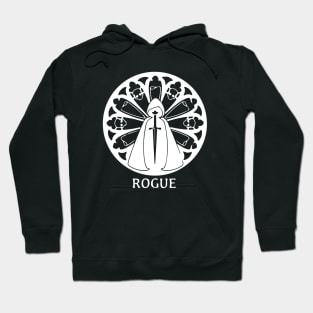 Dnd Rogue Class Symbol Print Hoodie